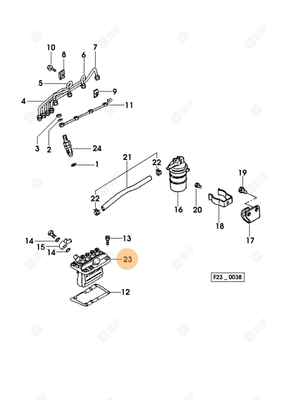 Pièces agricoles - Pieces moteur - POMPE INJECTION