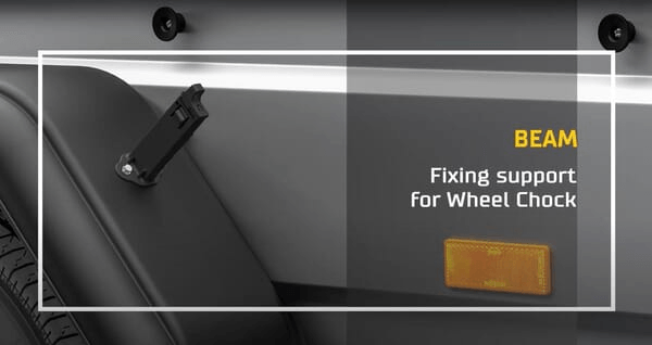 Pièces agricoles - Pièce divers - Support de cale de roue Beam®, double, pour Origamy® 36