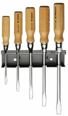 Outils - Outils divers - Rack 5pc tournevis fente bois