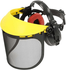 Vêtements et protections - Equipement - Visiere grillagée + anti-bruit