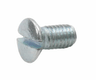 Vis à tête fraisée bombée fendue M4x10 galv.