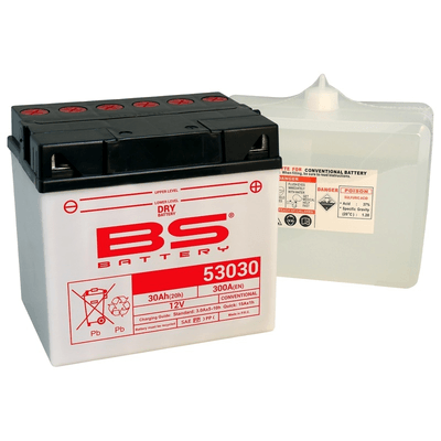 Pièces Quad & Motos - Electrique - Batterie BS BATTERY Haute-performance avec pack acide - 53030