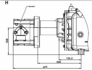 Pièces agricoles - Fertilisation & Lisier - Entraînement hydraulique de pompe à vide 13520 l/min avec lubrification automatique et Ballast B.P.