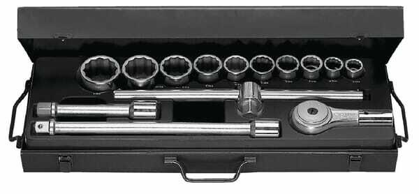 Outils - Outils divers - Coffret douille 3/4' 12p.mm