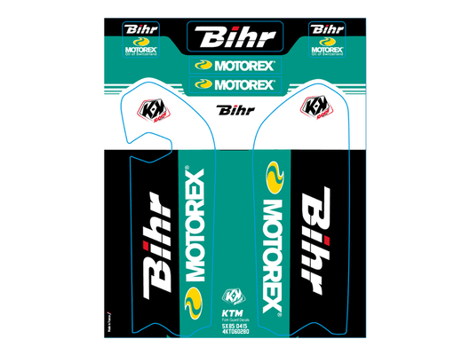 Pièces Quad & Motos - Equipement véhicule - Kit de déco de fourche Bihr/Motorex KUTVEK KTM SX85