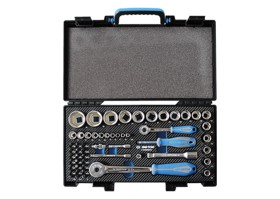 Outils - Outils divers - Coffret EVA 1/2" et 1/4" 55 pièces