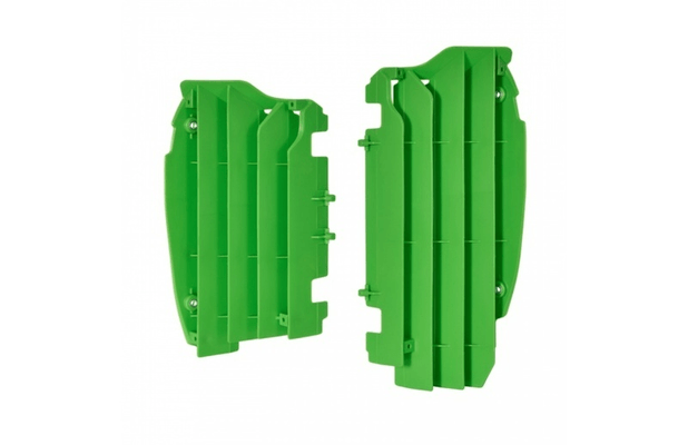 Pièces Quad & Motos - Plastiques - Cache radiateur POLISPORT vert Kawasaki KX450F