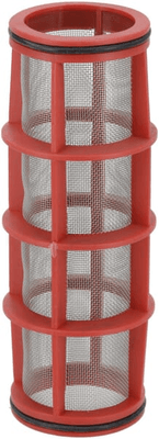 Pièces agricoles - Pièce Pulvérisateur - Cartouche filtrante 32 mesh rouge avec joints toriques