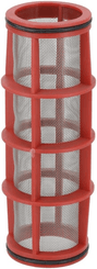 Pièces agricoles - Pièce Pulvérisateur - Cartouche filtrante 32 mesh rouge avec joints toriques