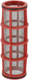 Cartouche filtrante 32 mesh rouge avec joints toriques