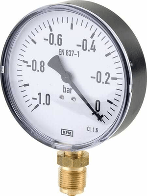 Pièces agricoles - Cloture,Jardin & Sylviculture - Vacuomètre trayeur 100 mm, M20 x 1,5