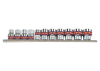 Outils - Outils divers - Jeu de 11 douilles en pouces 1/4" 12 pans sur Rack