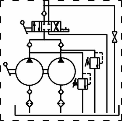 Pièces agricoles - Hydraulique - Pompe à main HP 2P/Q4 VN incl.
