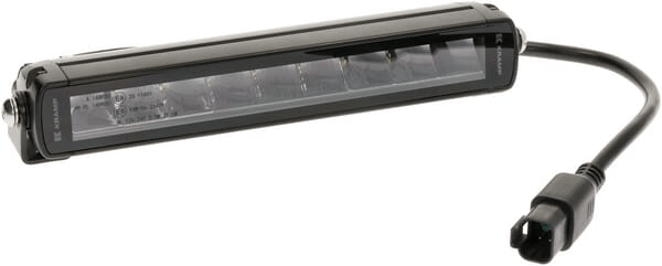 Pièces agricoles - Eclairage - Barre lumineuse de travail LED, 45W, 3780lm, rectangulaire, 12/24V, blanc/orange, 246x40x54mm prise Deutsch, Combo, droite, 9LE