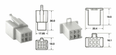 Jeu de connectiques 6 voies 110 ML BIHR type origine Ø0,5mm²/0,85mm² - 5 jeux complets