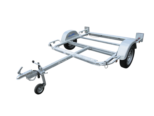 Materiels - Remorque voiture - GRAND CHASSIS SEUL 178x167 PTAC 500 kg partiellement démontée