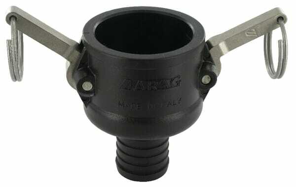 Pièces agricoles - Pièce Pulvérisateur - Raccord Camlock Type C 1 1/2" 32 mm en polypropylène