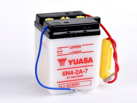 Pièces Quad & Motos - Electrique - Batterie YUASA conventionnelle sans pack acide - 6N4-2A-7