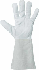 Vêtements et protections - Equipement - Gants de travail en cuir gris taille 11/2XL Protect par Kramp