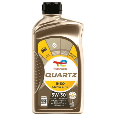 Produits pétroliers - Huile multifonctionnelle - BIDON 1 LITRE QUARTS INEO L LIFE 5W30