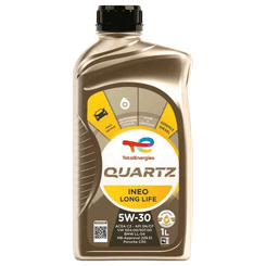 Produits pétroliers - Huile multifonctionnelle - BIDON 1 LITRE QUARTS INEO L LIFE 5W30