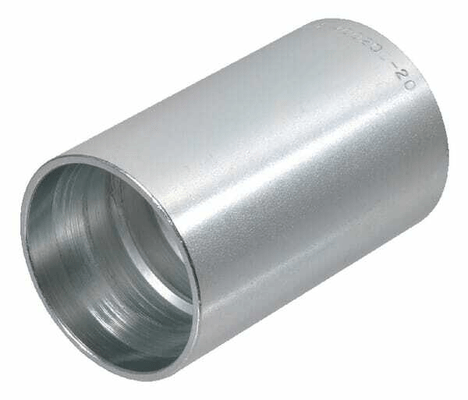 Pièces agricoles - Hydraulique - Jupe à sertir Ø55x88,1mm DN32 acier / galvanisé / blanc passivé Alfagomma