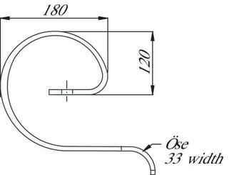 Pièces agricoles - Travail du sol - Ressort de soutien 45mmx10mm