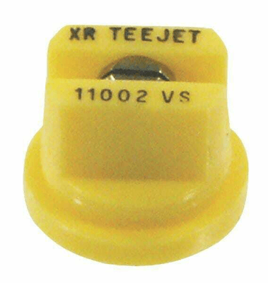 Pièces agricoles - Pièce Pulvérisateur - Buse à jet plat XR 110° 2 jaune acier inoxydable TeeJet