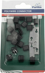 Pièces agricoles - Cloture,Jardin & Sylviculture - Connecteur fil Ø 3mm 10pcs