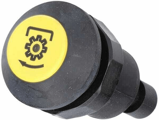 Pièces agricoles - Electricité - Interrupteur poussoir, PTO, rond, jaune