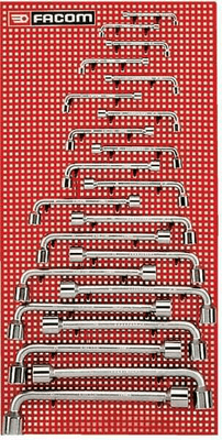 Outils - Outils divers - Jeu de 22 clés à pipe