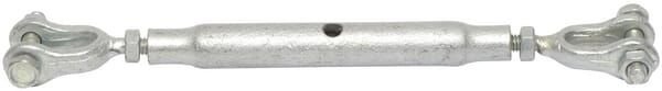 Pièces agricoles - Fasteners - Turnbuckle 10mm galvanised