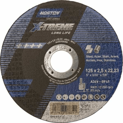 Outils - Outils divers - Disq coup X-Treme Life 125x2,5