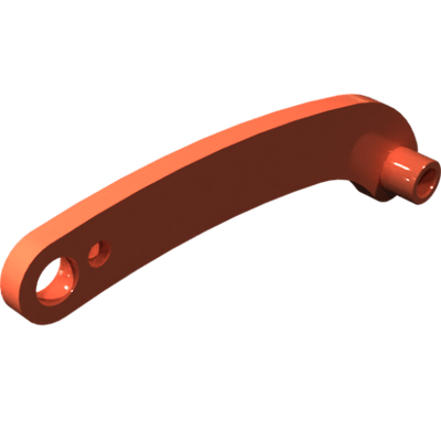 Pièces agricoles - Pièce divers - levier de commande soudé -peint. -