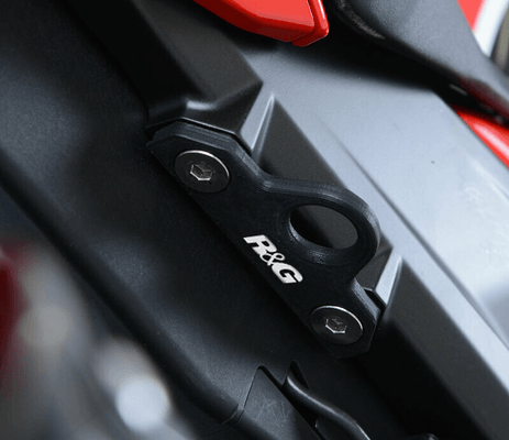 Pièces Quad & Motos - Transport - Garage - Paddock - Platines pour sangles R&G RACING noir