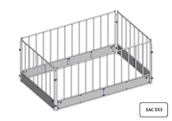 Materiels - Matériel d'élevage - autre - RATELIER BASIC PETIT BETAIL 1.60x2.60M