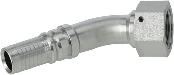 Pièces agricoles - Hydraulique - Raccord à sertir 4SH-DN25-25S-M36x2,0-45°