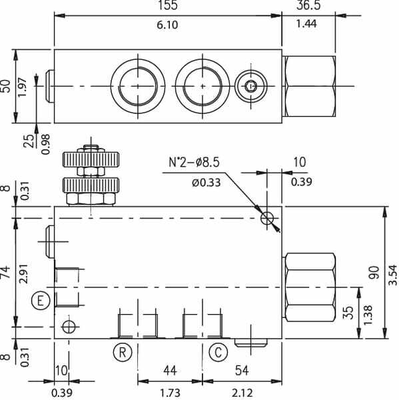 Pièces agricoles - Hydraulique - Clapet de régulation de pression en acier