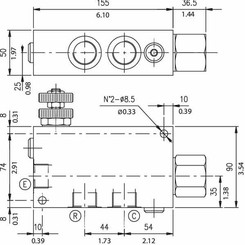 Pièces agricoles - Hydraulique - Clapet de régulation de pression en acier