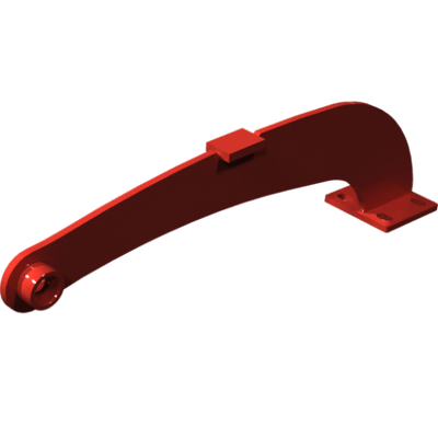 Pièces agricoles - Pièce divers - Axe d’essieu gauche soudé -peint-