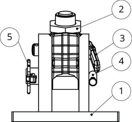 Pièces agricoles - Tracteur pièce adaptable - Verrouillage complet K80 robuste