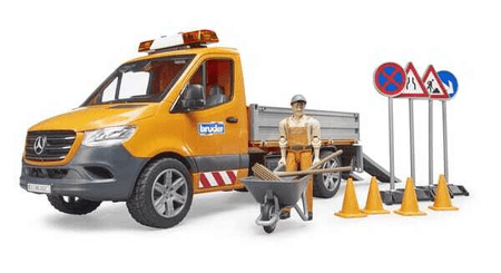 Loisirs - Jouets - MB Sprinter Municipal avec chauffeur, Module et accessoires son et lumière