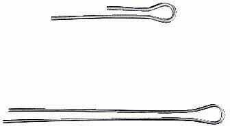 Pièces agricoles - Cloture,Jardin & Sylviculture - Epingle longue 160mm (50)