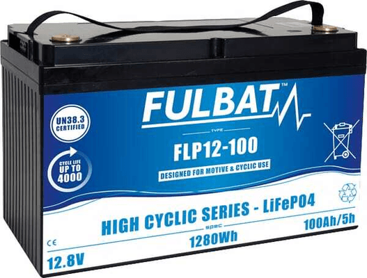Pièces agricoles - Eclairage - Batterie LITHIUM 12 V 100 Ah