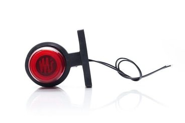 Pièces agricoles - Eclairage - Feu de gabarit arrière LED, fixe, rouge/orange, 12-24 V, 108 x 98 x 79 mm