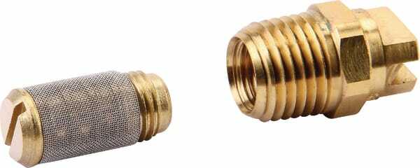 Pièces agricoles - Pièce Pulvérisateur - Buse à jet plat H14VV 80° 67 dorée laiton TeeJet