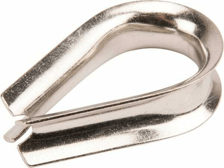Pièces agricoles - Fasteners - Cosse-coeur inox-A4 12 mm