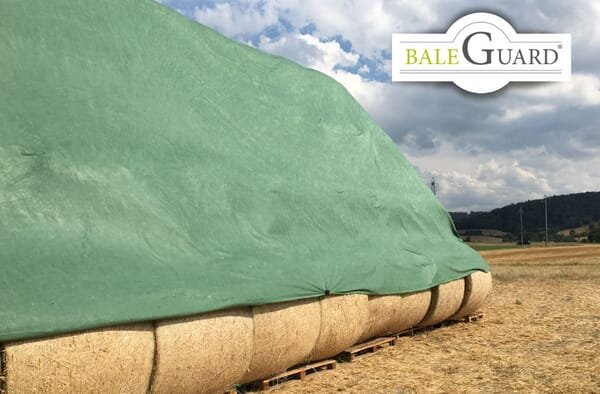 Pièces agricoles - Cloture,Jardin & Sylviculture - Bâche de protection pour pailler BaleGuard® 12x25m