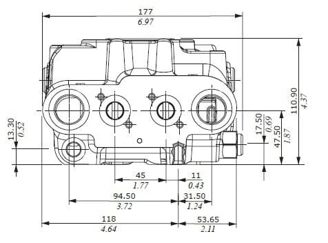 Pièces agricoles - Hydraulique - Vanne de régulation DLM122/2 Can-bus