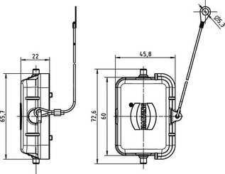 Pièces agricoles - Pièce Pulvérisateur - Couvercle 6B avec 2 cames, métal